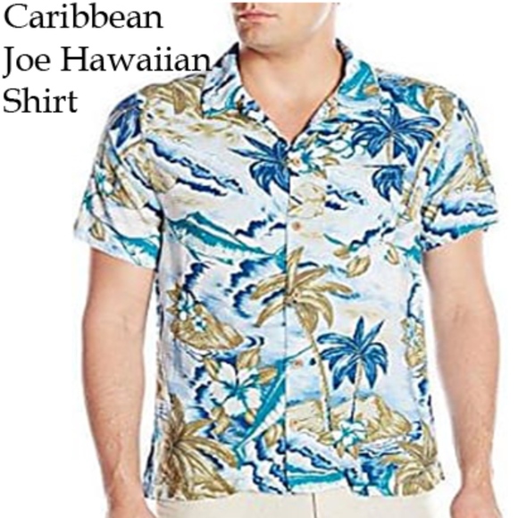 Caribbean Joe Other - Caribbean Joe Men’s Hawaiian Shirt